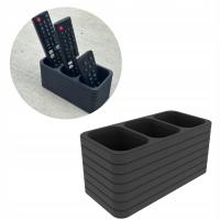 ORGANIZER NA PILOTY Z 3 PRZEGRÓDKAMI – PORZĄDEK NA STOLIKU I W SALONIE