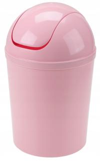 KOSZ ŁAZIENKOWY TRIO RAVI RÓŻOWY 5l