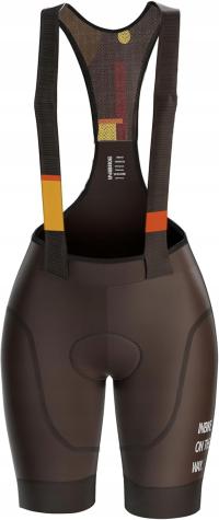 INBIKE SPODENKI DAMSKIE ROWEROWE WKŁADKA 3D R. XL BRĄZOWE