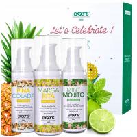 Olejki do masażu rozgrzewające JADALNE SŁODKIE mięta ananas PREZENT DLA PAR