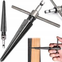 ROZWIERTAK STOŻKOWY RĘCZNY DO DREWNA TWORZYWA POGŁĘBIACZ WIERTŁO HEX 5-16mm