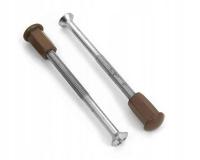 KOMPLET MOCUJĄCY SZYLD KLAMKI BRĄZOWY 60 MM ŚRUBA