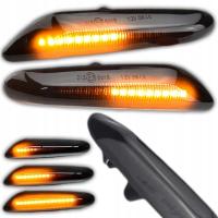 Динамические светодиодные боковые указатели поворота BMW E46 E60 E90 E87 дымовые плавающие