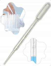 Пластиковая пипетка 1 мл градуированная мерная чашка 25шт Пастера капельница диспенсер