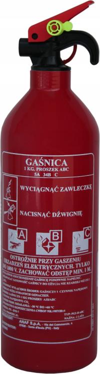 Порошковый огнетушитель 1 кг ABC