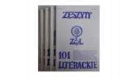 Zeszyty literackie zestaw 6 szt z lat 2008-2014