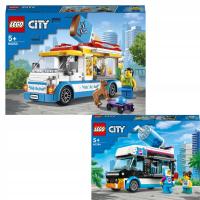 LEGO City 60253 фургон с мороженым и пингвинами фургон с слякотью 60384