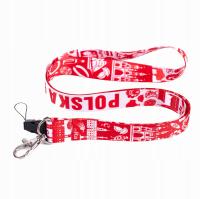 SZEROKA SMYCZ DO KLUCZY - POLSKA SYMBOLE FOLKSTAR