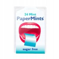 Бумажные листья для свежего дыхания без сахара мятный вкус, 24 шт.