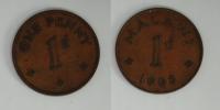 Malawi - 1 Pens 1968 rok