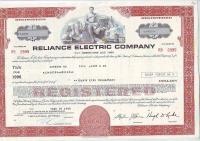 США, Reliance Electric Co, облигация на 25 000 долларов 1980 года.