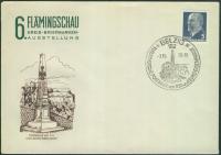 Niemcy DDR Belzig 1970 r wystawa st.okol. + pomnik Famingschau