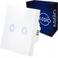 СЕНСОРНЫЙ ВЫКЛЮЧАТЕЛЬ ВЫКЛЮЧАТЕЛЬ СВЕТА СТЕКЛО ДВОЙНОЙ СТЕКЛО БЕЛЫЙ СВЕТОДИОД