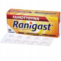 Фамотидин Ранигаст 20 мг изжога повышенная кислотность 30 табл
