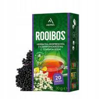 Astra Herbata ekspresowa Rooibos z czarnym bzem 20 torebek po 1,5g