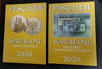 Zestaw Katalogów Monet Polskich i Banknotów Polskich Fiszcher 2026