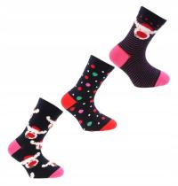 Skarpety Dziecięce ŚWIĄTECZNE Prezent Na Mikołajki 2 Pary 27/30 MORAJ