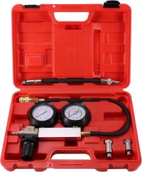 2× TESTER SZCZELNOŚCI CYLINDRÓW MIERNIK KOMPRESJI BENZYNA
