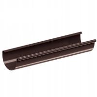 Желоб KROP PVC fi 75 дл 1,95 м RAL 8017 бронза