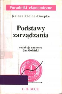 PODSTAWY ZARZĄDZANIA - REINER KLEINE-DOEPKE