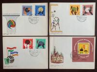 1963 Mistrzostwa Europy w koszykówce Fi 1270-75 * blok 39 FDC