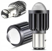 BA20D S2 led 35 / 35W объектив 2400lm 6000K радиатор