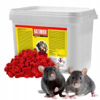 RATIMOR Trutka na myszy i szczury - Kostka woskowa Trucizna Bromadiolon 3kg