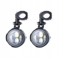 HALOGENY LED DO MOTOCYKLA ŚWIATŁA PRZECIWMGIELNE REFLEKTORY WODOODPORNE