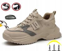 Buty robocze damskie z podnoskiem S1 półbuty nubukowe