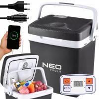 NEO lodówka turystyczna samochodowa 12/230 USB LCD