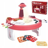 ОБУЧАЮЩИЙ ПРОЕКТОР ДЛЯ РИСОВАНИЯ, ДЕТСКИЙ ПРОЕКТОР, 48 СЛАЙДОВ, МАРКЕРЫ, ПОДАРОК