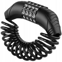 BLOKADA ROWERU NA SZYFR KOD KOMPAKTOWE ZAPIĘCIE ROWERU HULAJNOGI KASKU