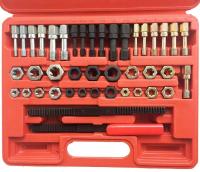 НАБОР ДЛЯ ВОССТАНОВЛЕНИЯ РЕЗЬБЫ ПО ЗАУСЕНЦАМ ДЮЙМОВЫЙ HARLEY МЕТЧИКИ ПЛАШКИ