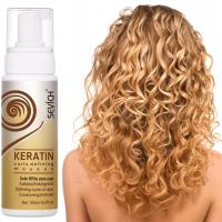 Мусс пена 100мл для завитков завитков завитков волос активатор с кератином