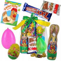 Zestaw Wielkanocny z słodycze zajączek jajko pisanka prezent dla dzieci