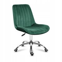Офисное вращающееся велюровое кресло для гостиной Mark Adler Future 3.5 Green