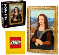 Zestaw Prezent Klocki LEGO Art 31213 Mona Lisa Obraz Dzieło Sztuki + Torba