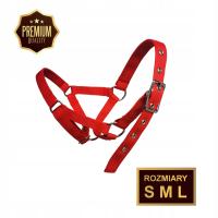 Kantar dla alpaki premium z podwójną regulacją Alpaking czerwony