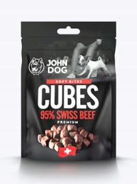 John Dog Soft Bites CUBES Koreczki z wołowiny szwajcarskiej 120g