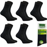 Skarpetki Aura Via czarne 5 par antybakteryjne