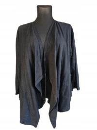 Gitta narzutka blezer lniany czarny one size