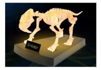 wykopaliska SMILODON szkielet dinozaura 23 cm świecący w ciemności Geoworld