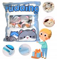 PODUSZKA PUDDING Z MASKOTKAMI DO RZUCANIA WZORY 45CM+Losowe prezenty