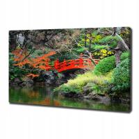 Foto obraz na płótnie Japoński ogród 100x70 cm