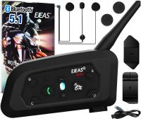 EJEAS V6 Pro Bluetooth 1200M 850MAH мотоциклетный домофон IP шумоподавление