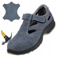 Рабочая обувь сандалии Specto кожаные защитные с металлическим носком OHS