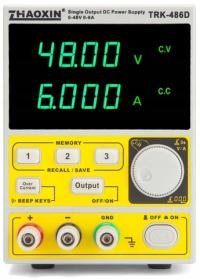 TRK-486d лабораторный импульсный источник питания 0-48V DC 0 - 6A 288w Zhaoxin