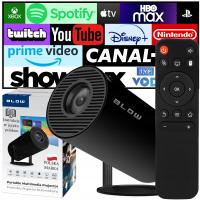 Светодиодный мини-проектор Android Smart TV 4K Black BLOW CINEMA BLACK