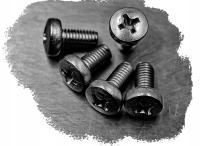 M4x10 ŚRUBA WKRĘT WALCOWY KRZYŻAK NIERDZEWNY 7985 (50)