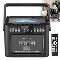 WIELOFUNKCYJNY ODTWARZACZ CD KASETA BLUETOOTH RADIO FM GŁOŚNIK USB